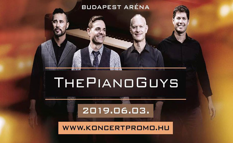 The Piano Guys koncert – 2019. JÚNIUS 03. 20:00 Papp László Budapest Sportaréna – LEZAJLOTT