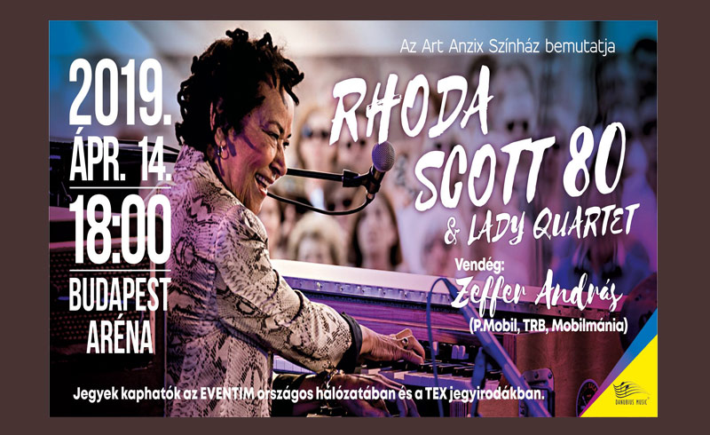 Budapestre érkezik Rhoda Scott a Hammond Orgona mezítlábas Királynője