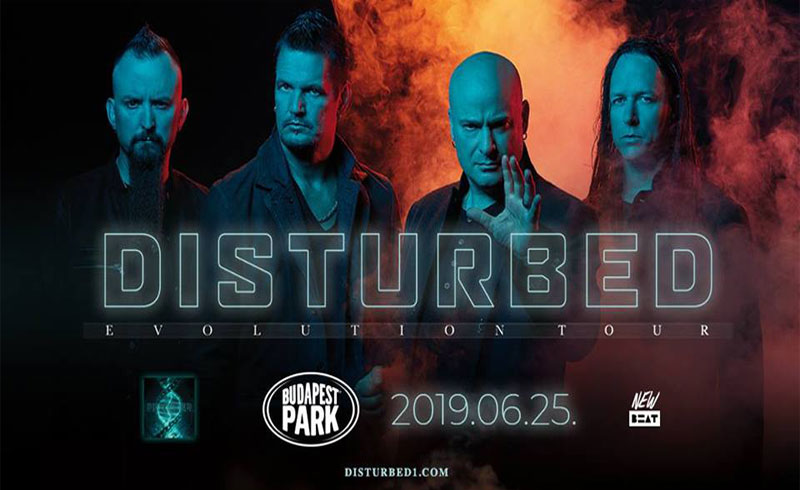 Disturbed koncert – 2019. JÚNIUS 25. 18:00 – Budapest Park – JEGYVÁSÁRLÁS