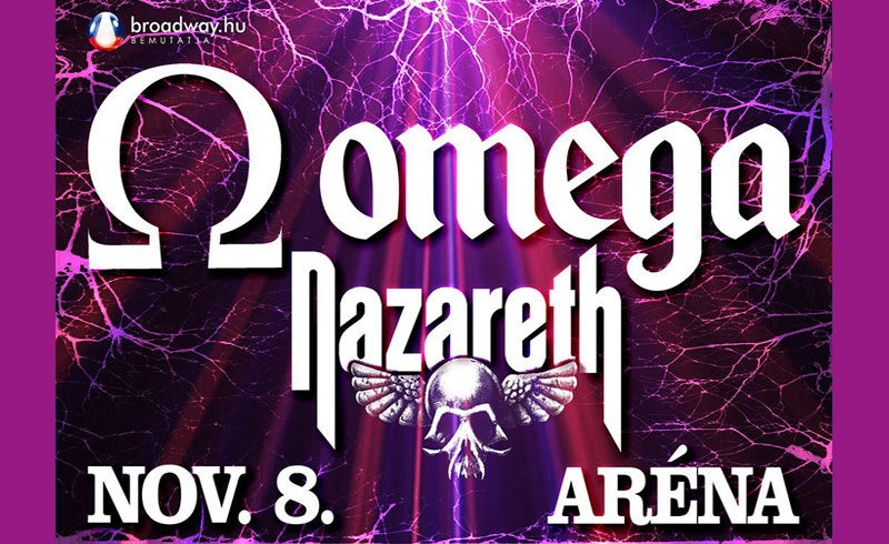 Omega & Nazareth koncert novemberben a Papp László Budapest Sportarénában!