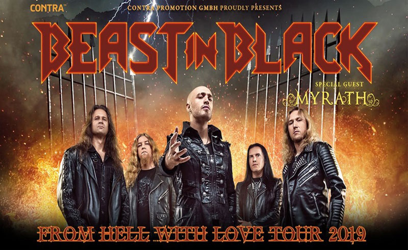 Beast In Black, Myrath koncertek 2019. NOVEMBER 13. Barba Negra Music Club – JEGYVÁSÁRLÁS