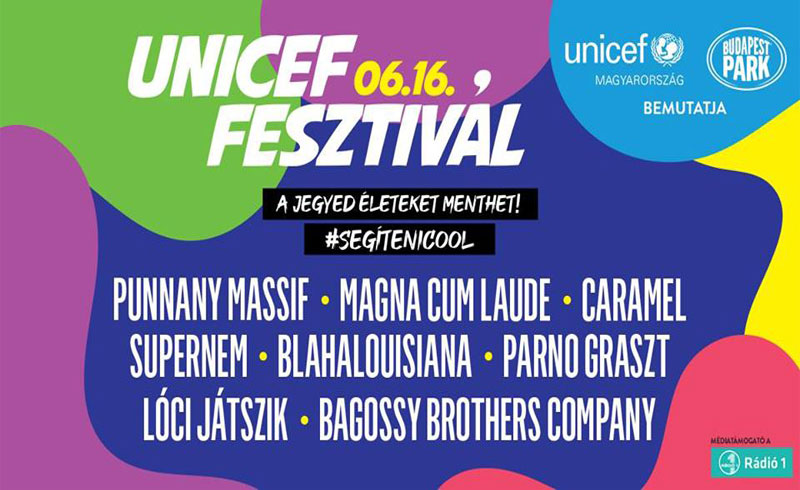 Unicef Segélykoncert – 2019. JÚNIUS 16. Budapest Park