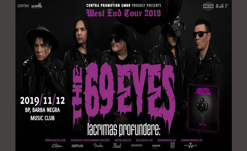 The 69 Eyes: A Lacrimas Profundere is csatlakozik a turnéhoz
