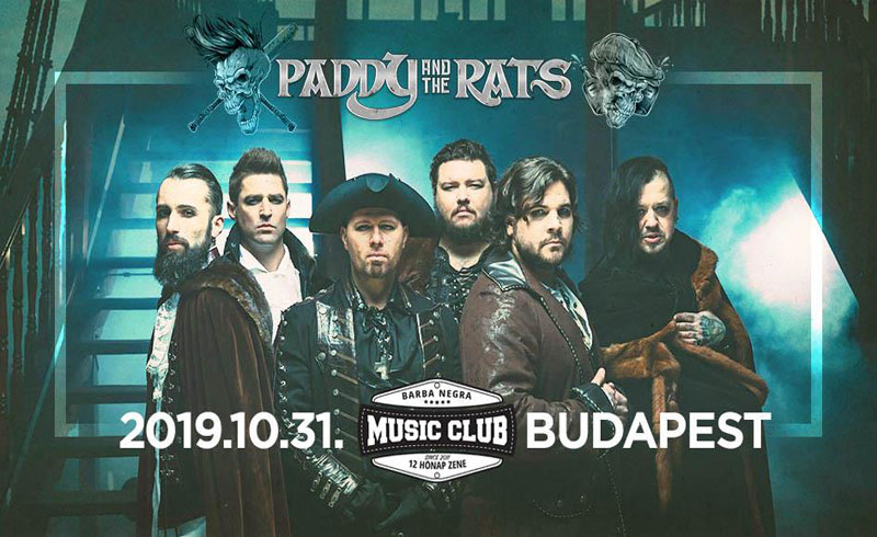 Paddy and the Rats Halloween Party – 2019. OKTÓBER 31. Barba Negra Music Club
