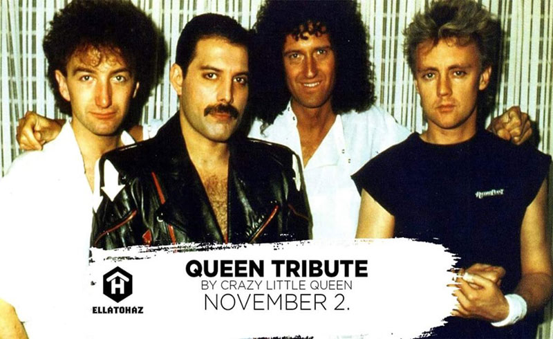 Queen tribute by Crazy Little Queen koncert Budapest – 2019. NOVEMBER 02. ELLÁTÓház