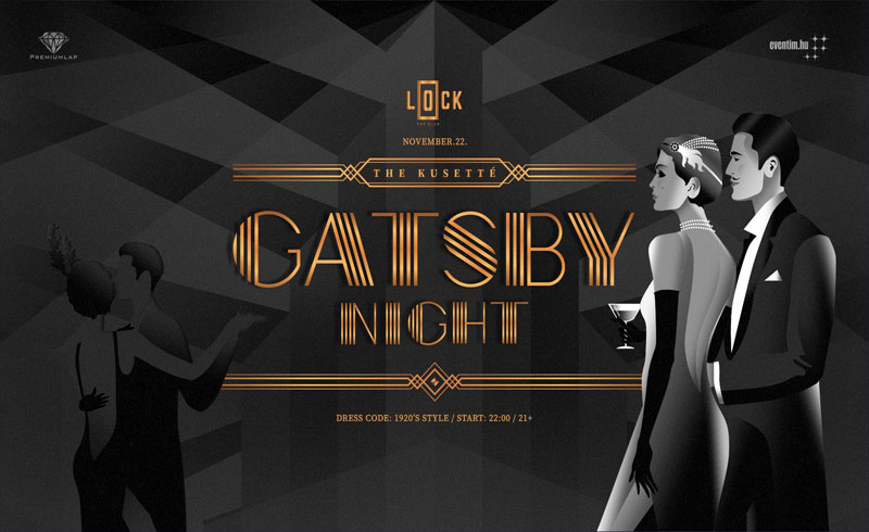 The Kusetté Gatsby Night – 2019. NOVEMBER 22. Budapest, Lock the club