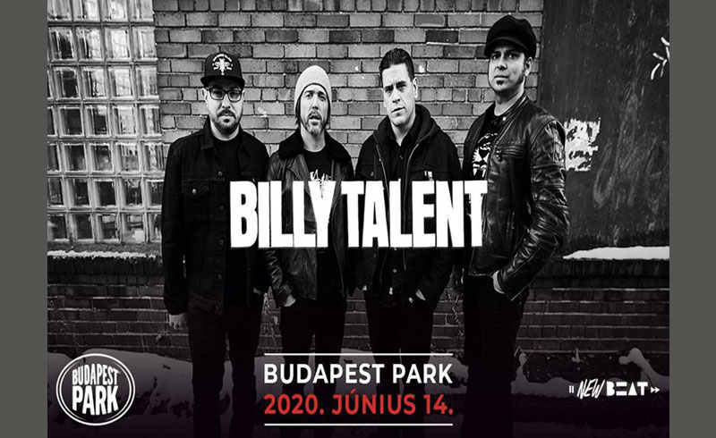 Jövőre Billy Talent koncert a Budapest Parkban!