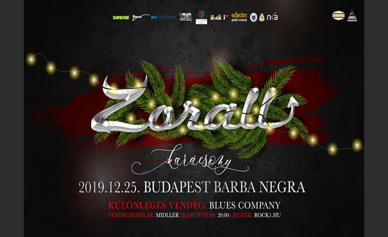 Zorall Karácsony – 2019. DECEMBER 25. Budapest, Barba Negra Music Club