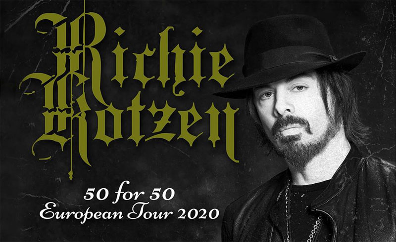 ELHALASZTVA! Richie Kotzen 50 For 50 Tour koncert 2021. április 11. Budapest, Akvárium Klub