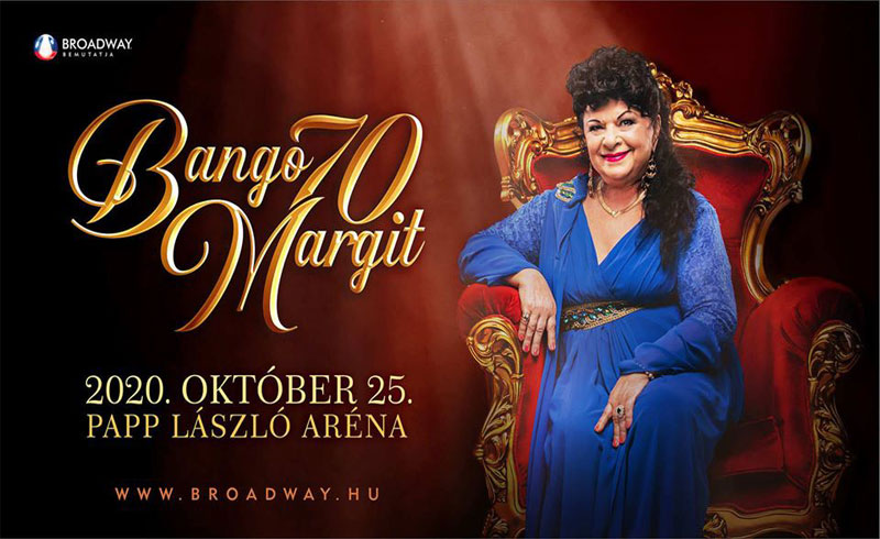 Bangó Margit 70 utolsó nagykoncertje 2020. október 25. Budapest, Papp László Budapest Sportaréna