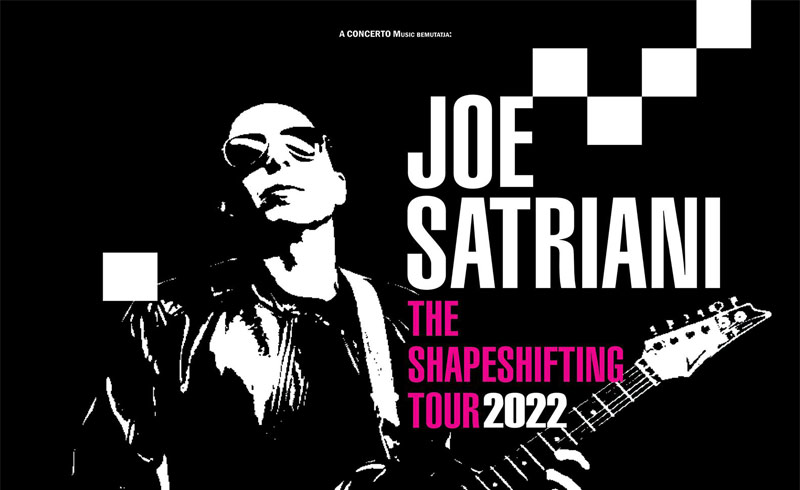 Új dátum! Joe Satriani koncert Budapest – Shapeshifting Tour 2022. május 15. Barba Negra Track