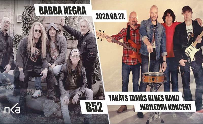 Takáts Tamás BB 30 év. Jubileumi koncert – B52 koncert – 2020. augusztus 27. Budapest, Barba Negra Track