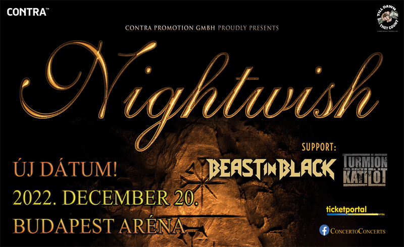 Halasztásra kerül a Nightwish koncert!
