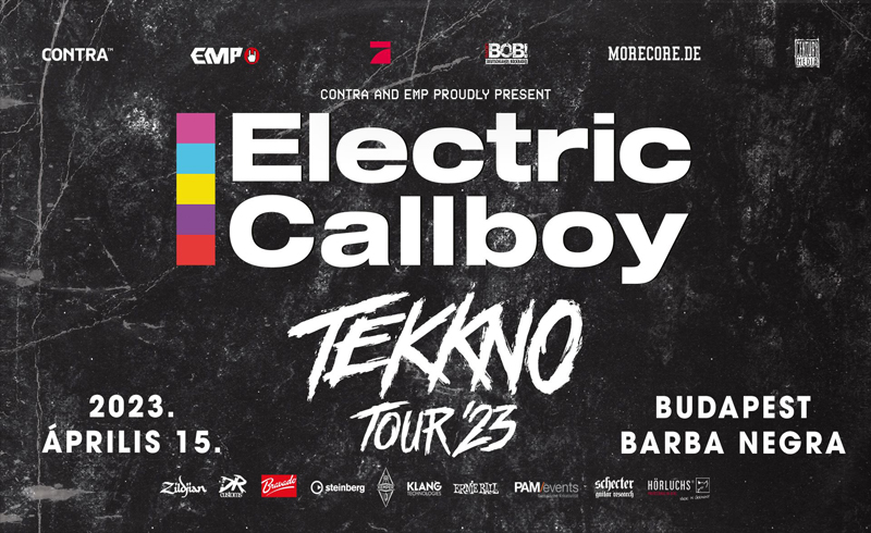 Jövőre újra Electric Callboy koncert Budapesten – 2023.04.15., Barba Negra