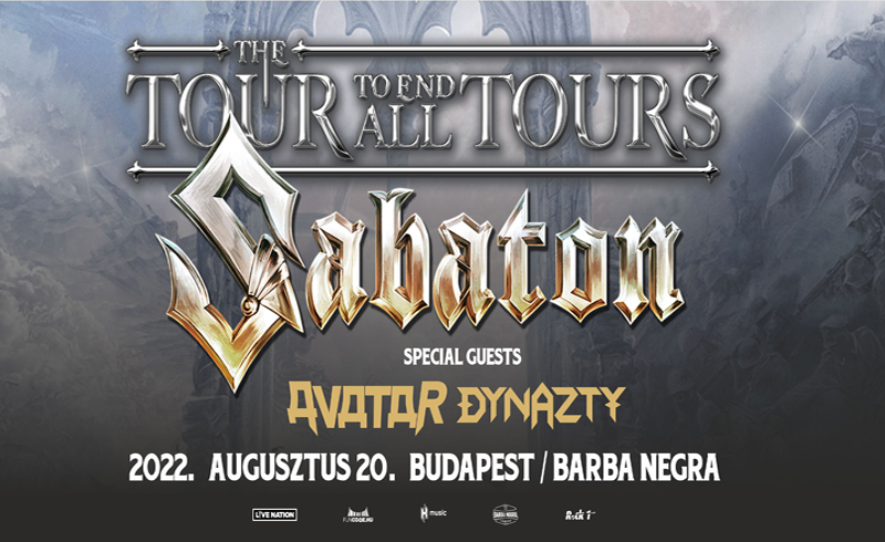 Sabaton: teljes a felállás, az Avatar mellett a Dynazty is fellép augusztus 20-án a Barba Negrában!