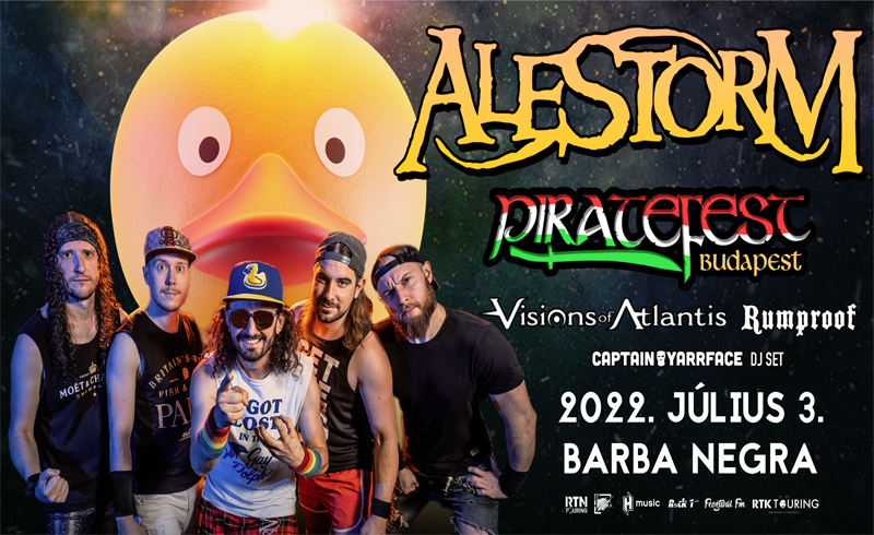 Alestorm: június 24-én különleges magyar kiadásban érkezik az új album, június 3-án koncert a Barba Negrában!