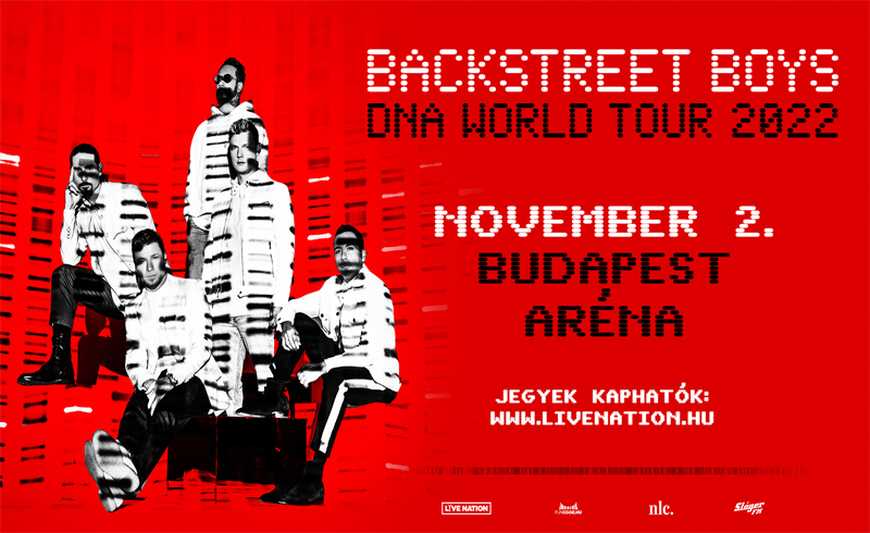 Backstreet Boys koncert DNA világkörüli turné 2022. november 2. Papp László Budapest Aréna