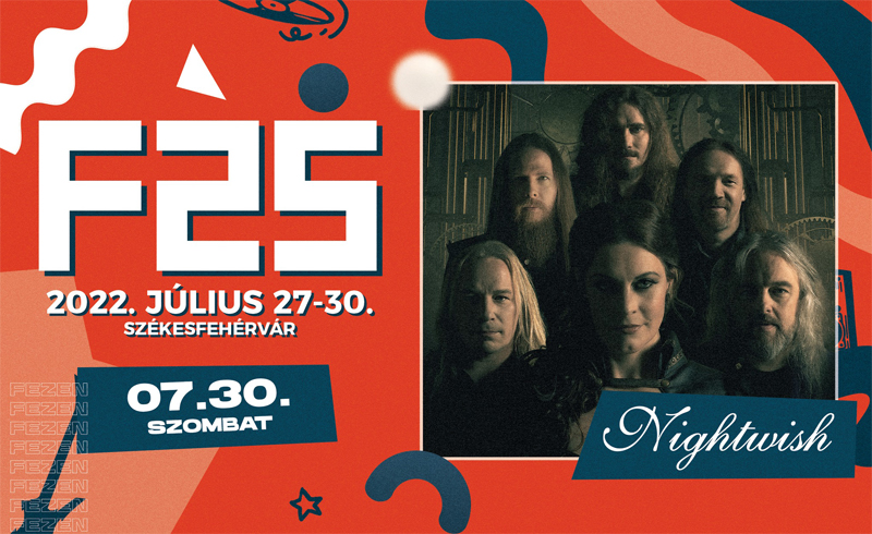 Nightwish koncert 2022.07.30. szombat 22:00 Székesfehérvár, Fezen Fesztivál