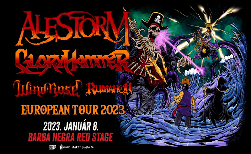 Alestorm és Gloryhammer közös turnéval indul az év!