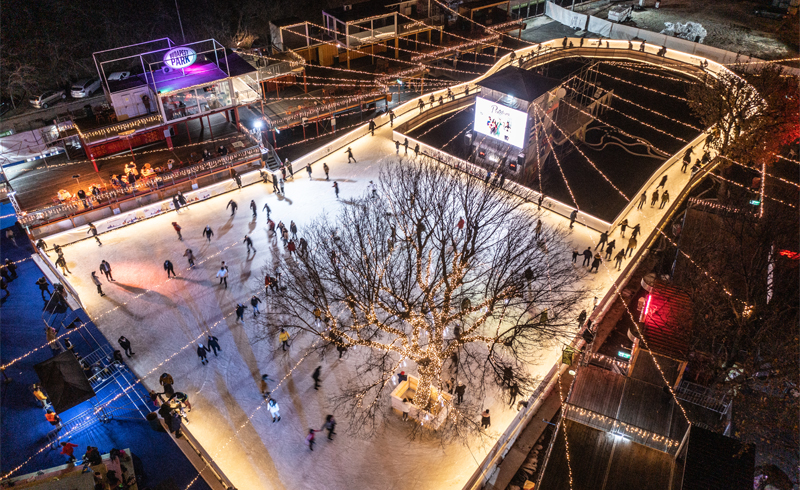 December 1-től újra befagy a Budapest Park tánctere