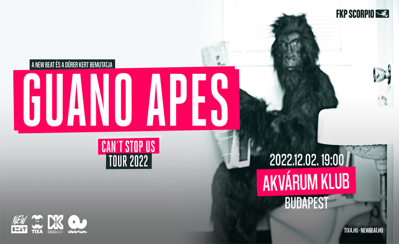 Sold out! Guano Apes, vendég: Machete Dance Club 2022.12.02. Budapest, Akvárium Klub
