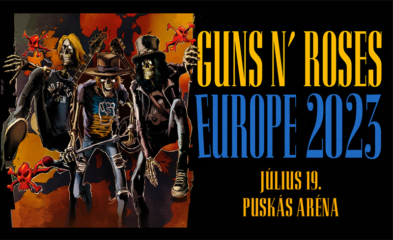 Guns N’ Roses koncert 2023. július 19. Budapest, Puskás Aréna