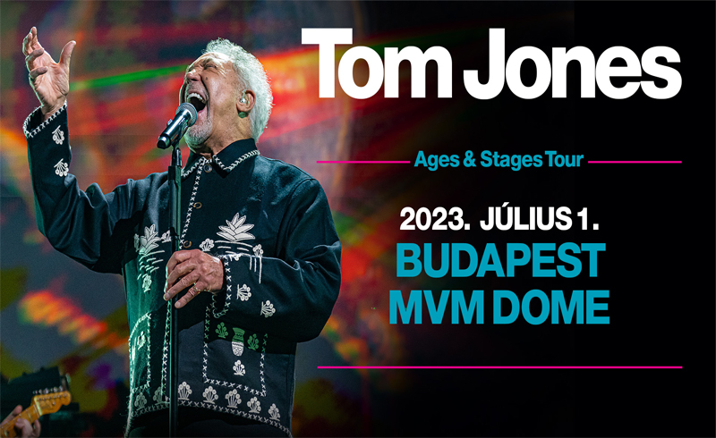 Tom Jones koncert 2023. július 1 Budapest, MVM Dome