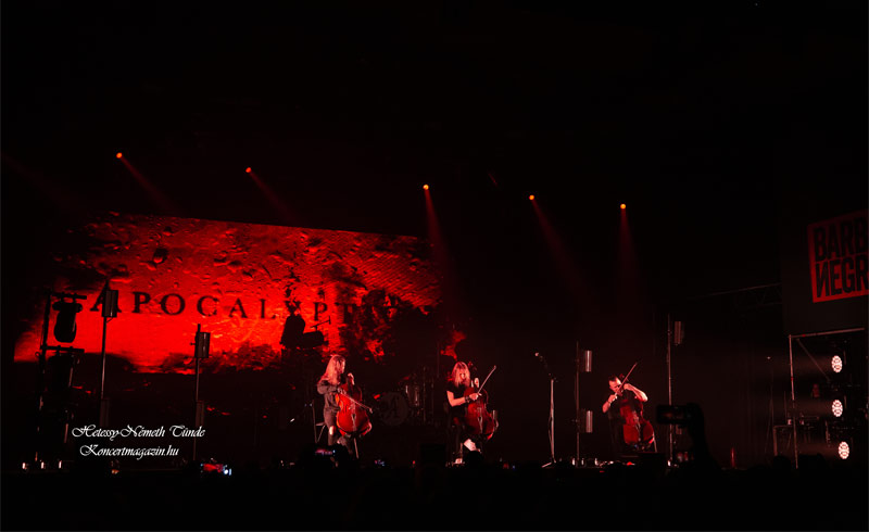 APOCALYPTICA koncertfotók 2023.03.22. Budapest, Barba Negra Red Stage