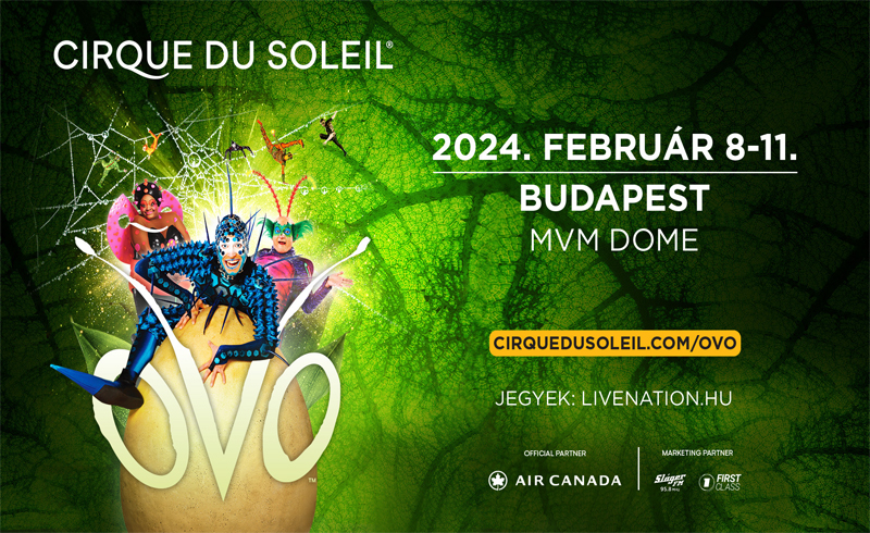 A Cirque du Soleil visszatér Budapestre az egyik leglátványosabb előadásával!