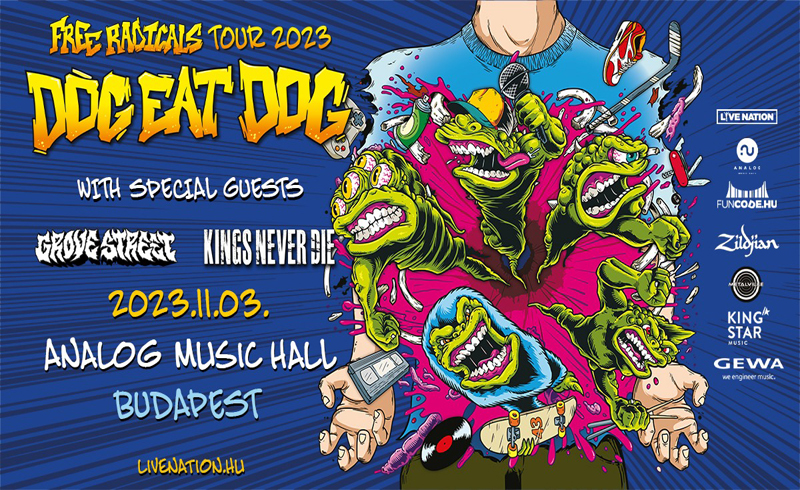 Dog Eat Dog koncert 2023. november 3. Budapest, Analog Music Hall