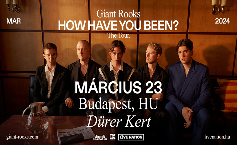 Giant Rooks koncert 2024. március 23. Budapest, Dürer Kert