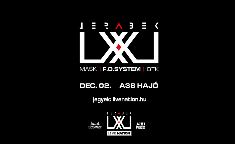 Jerabek LX/XL koncert 2023. december 2. Budapest, A38 Hajó