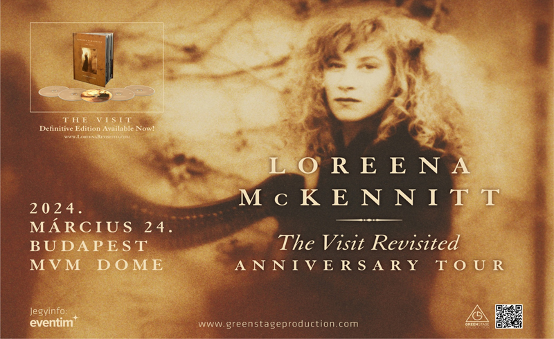 Loreena McKennitt – “The Visit Revisited“ koncert 2024. március 24. Budapest, MVM Dome