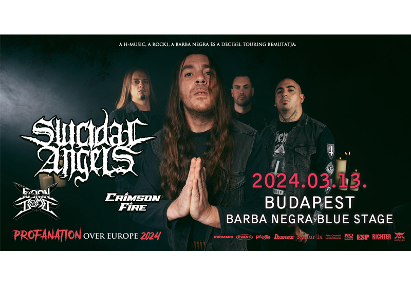 Suicidal Angels: márciusban headliner turné budapesti állomással!