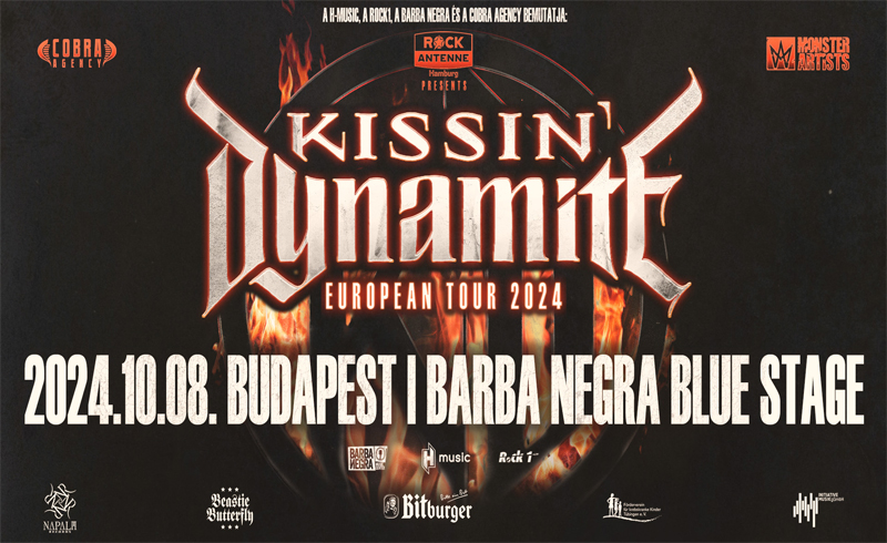 Kissin’ Dynamite októberben Budapesten!