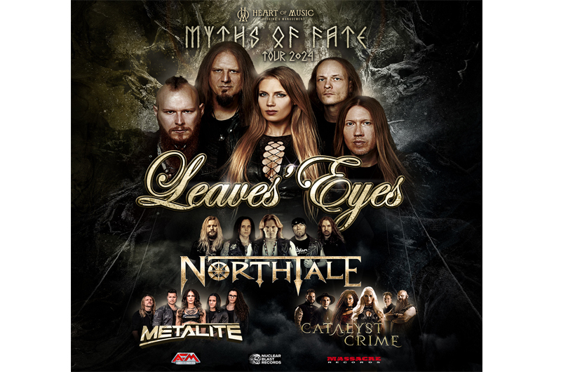 Leaves’ Eyes – Myths Of Fate Tour 2024. április 4., csütörtök 19 óra Budapest, Analog Music Hall