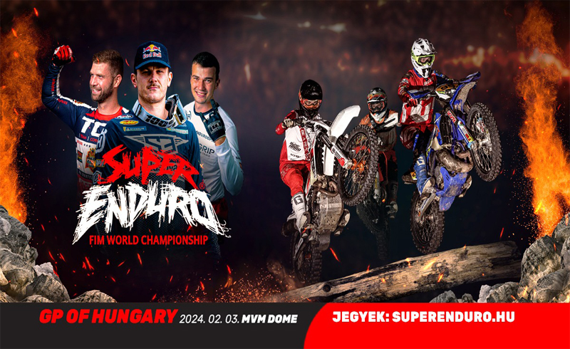 Superenduro GP of Hungary verseny 2024. február 3. Budapest, MVM DOME