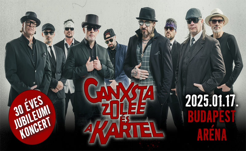 Ismét egy színpadon Ganxsta Zolee, Dopeman, Big Daddy Laca, Ganksta Steve és OJ Sámson – január 17-én a Budapest Arénában!
