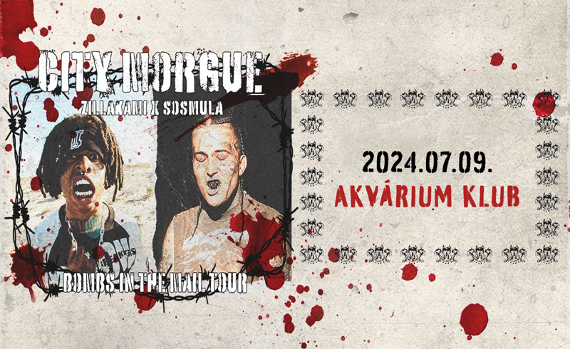 City Morgue koncert 2024. július 9. Budapest, Akvárium Klub, NagyHall