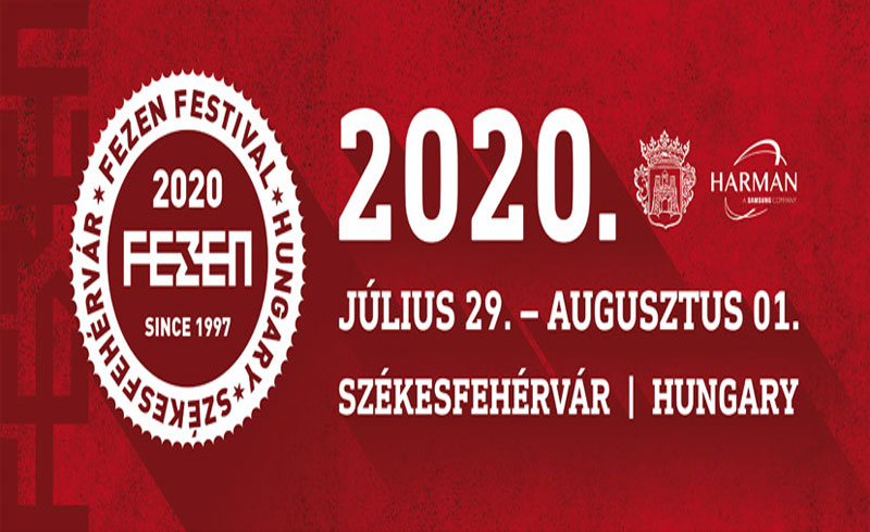 FEZEN FESZTIVÁL 2020. július 29. augusztus 01. – Székesfehérvár