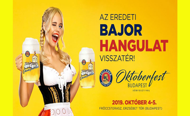 Paulaner Oktoberfest Budapest – 2019. OKTÓBER 4-5. Budapest Erzsébet tér Fröccsterasz