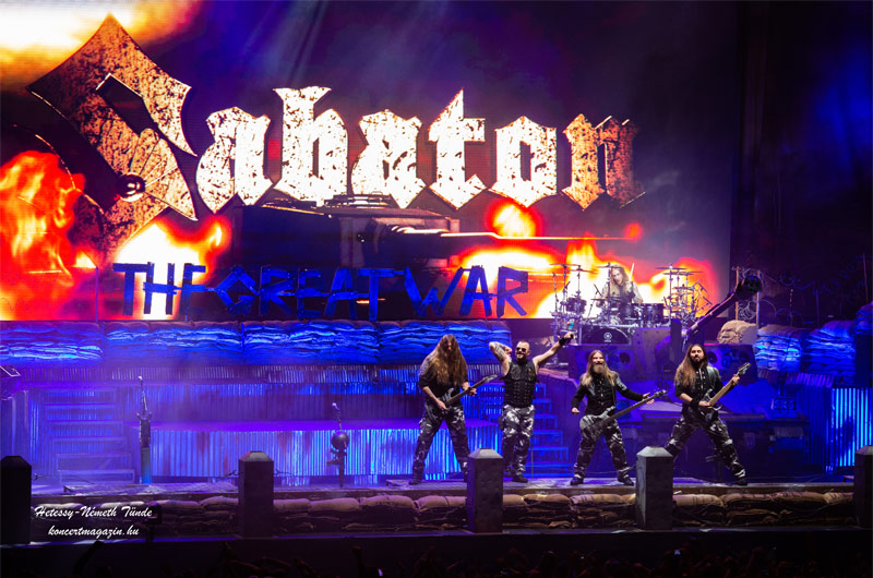 Sabaton koncert Budapest – The Great Tour 2020 – koncertfotók – 2020.01.22. Budapest Sportaréna