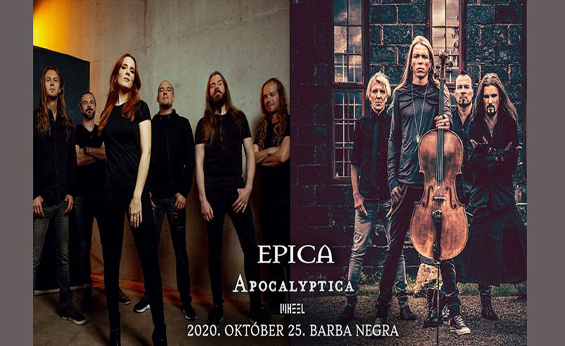 Epica és az Apocalyptica közös turnén ősszel a Barba Negrában!