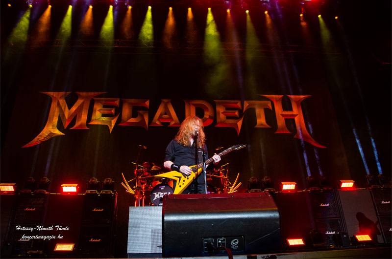 Megadeth 2020 Budapest – koncertfotók 2020.02.20. Papp László Budapest Sportaréna
