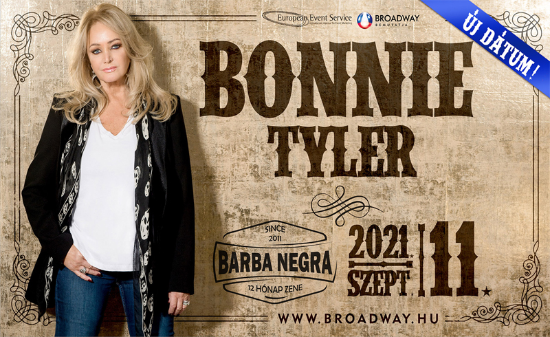 Bonnie Tyler koncert 2021. szeptember 11. Budapest, Barba Negra