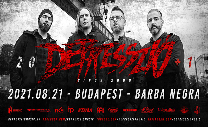 Depresszió 20+1 koncert 2021. augusztus 21. Budapest, Barba Negra