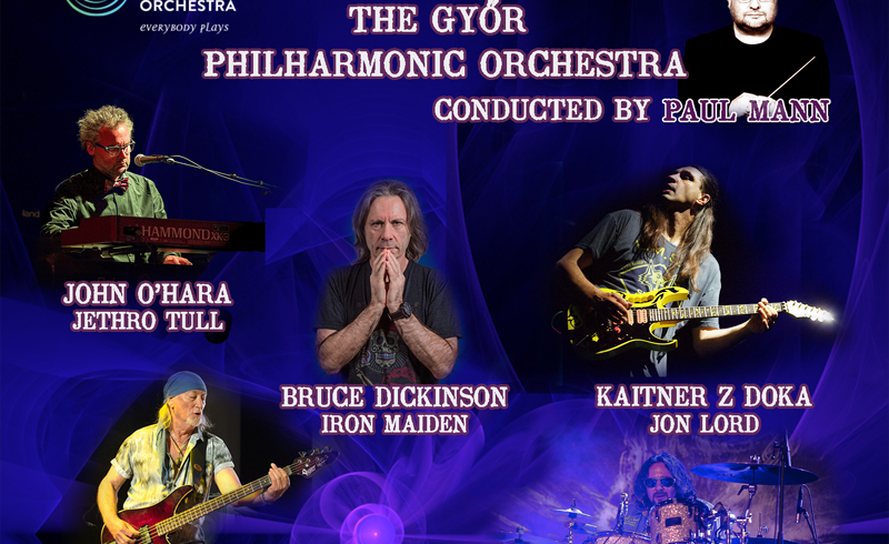 Celebrating 50 years of Jon Lord’s „Concerto For Group And Orchestra” – Bruce Dickinson, Roger Glover, John O’Hara.. 2021. november 5. Győr, Olimpiai Sportpark