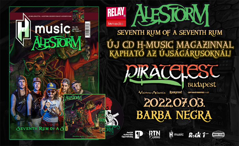 ALESTORM, két magyar nyelvű dallal jelent meg az új album – Vasárnap koncert a Barba Negrában!