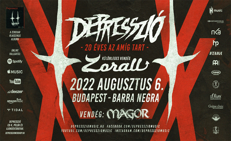 Depresszió: Augusztus 5-én érkezik az Amíg tart album vinylen – másnap Barba Negras nagykoncert a 2002-es megjelenés 20 éves jubileumára fókuszálva
