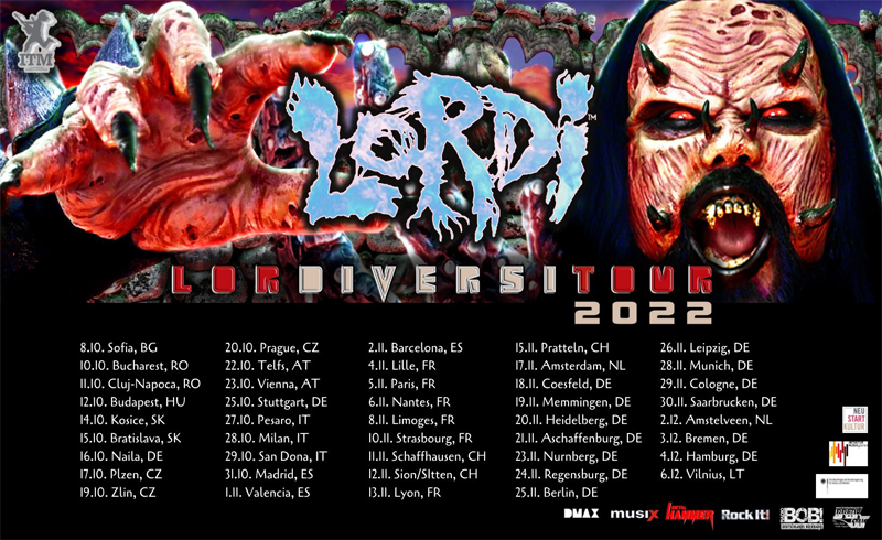 Lordi koncert -Lordiversitour 2022- 2022. október 12. Budapest, Barba Negra